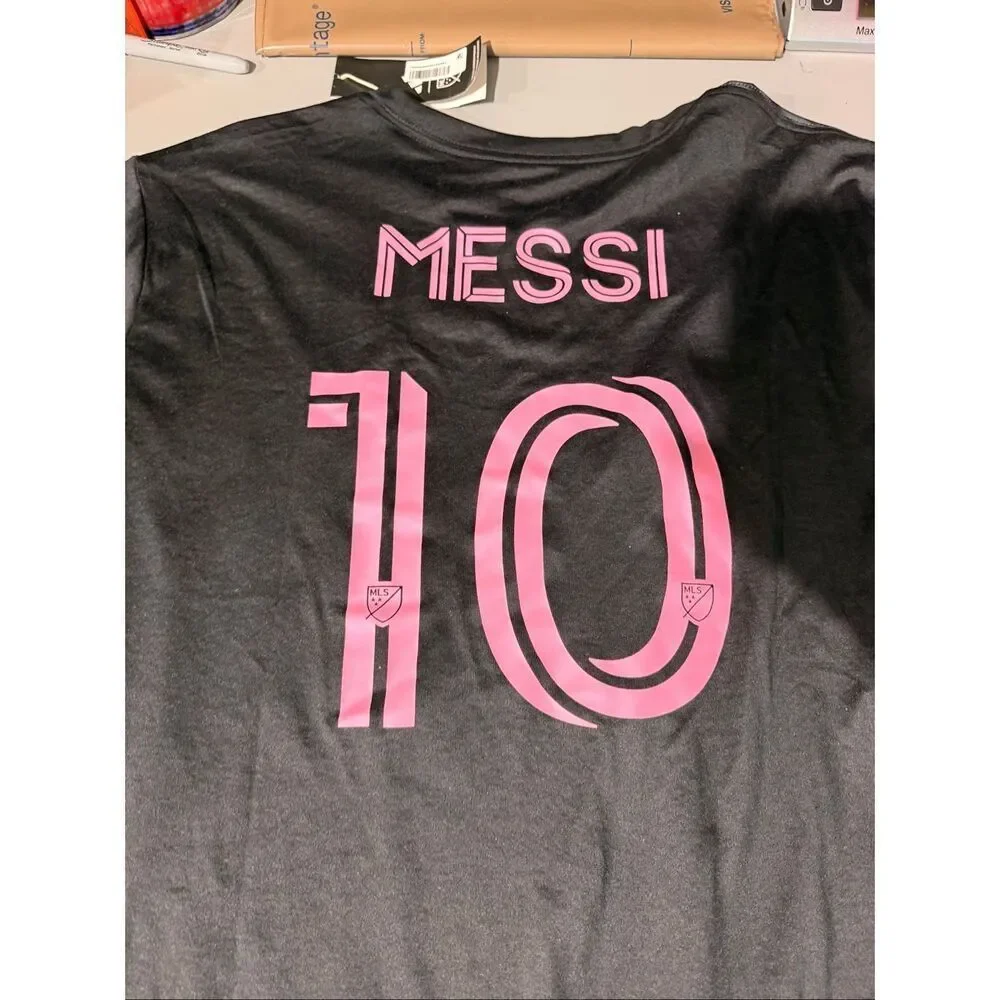 Adidas Lionel Messi Inter Miami CF #10 Player Performance Shirt Black 2XL